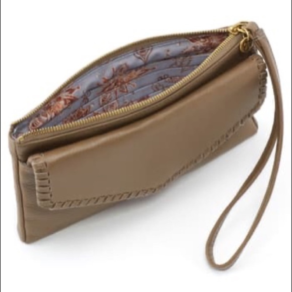 New Hobo Pocket Leather Wristlet wallet - Picture 5 of 7